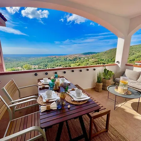 Suono Del Blu Nel Con Piscina A Apartament *
